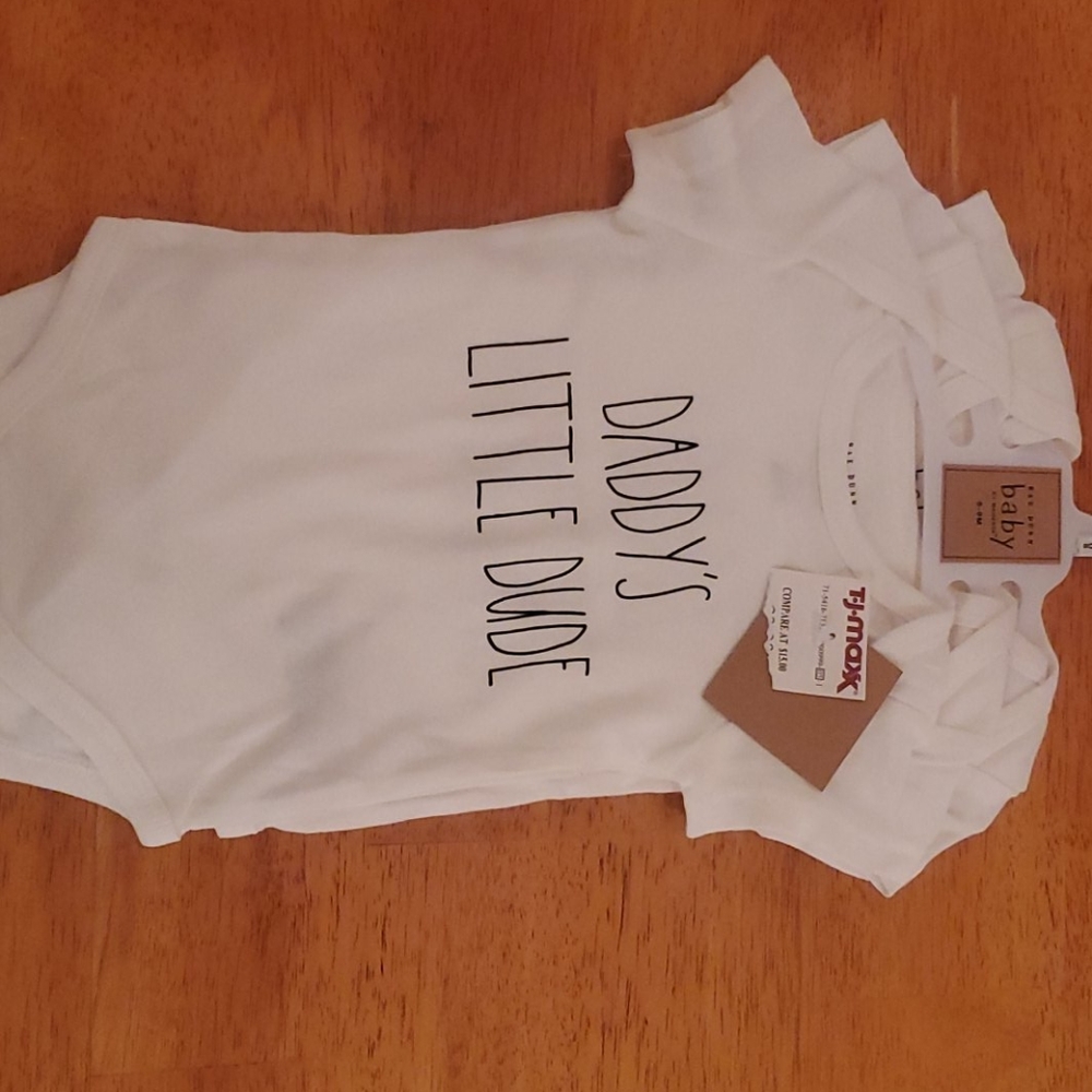 Rae Dunn 3 pack onesies